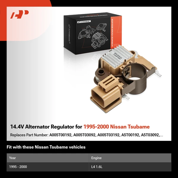 14.4V Alternator Regulator for 1995-2000 Nissan Tsubame