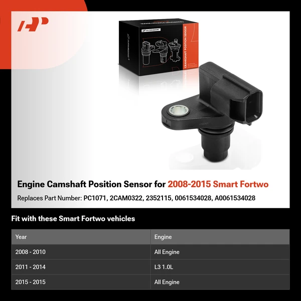 Engine Camshaft Position Sensor for 2008-2015 Smart Fortwo