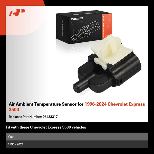 Air Ambient Temperature Sensor for 1996-2024 Chevrolet Express 3500