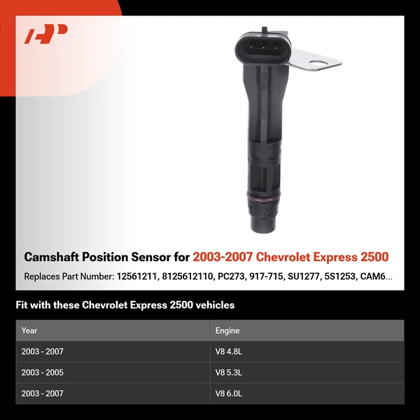 Camshaft Position Sensor for 2003-2007 Chevrolet Express 2500
