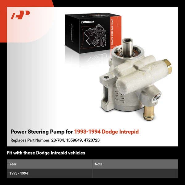 Power Steering Pump for 1993-1994 Dodge Intrepid