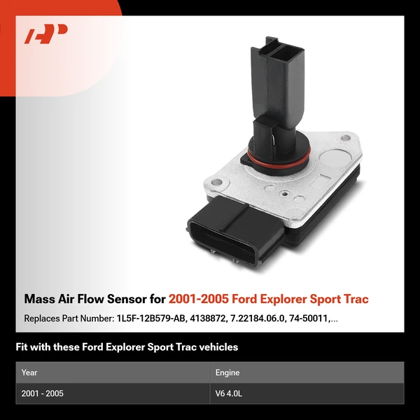 Mass Air Flow Sensor for 2001-2005 Ford Explorer Sport Trac