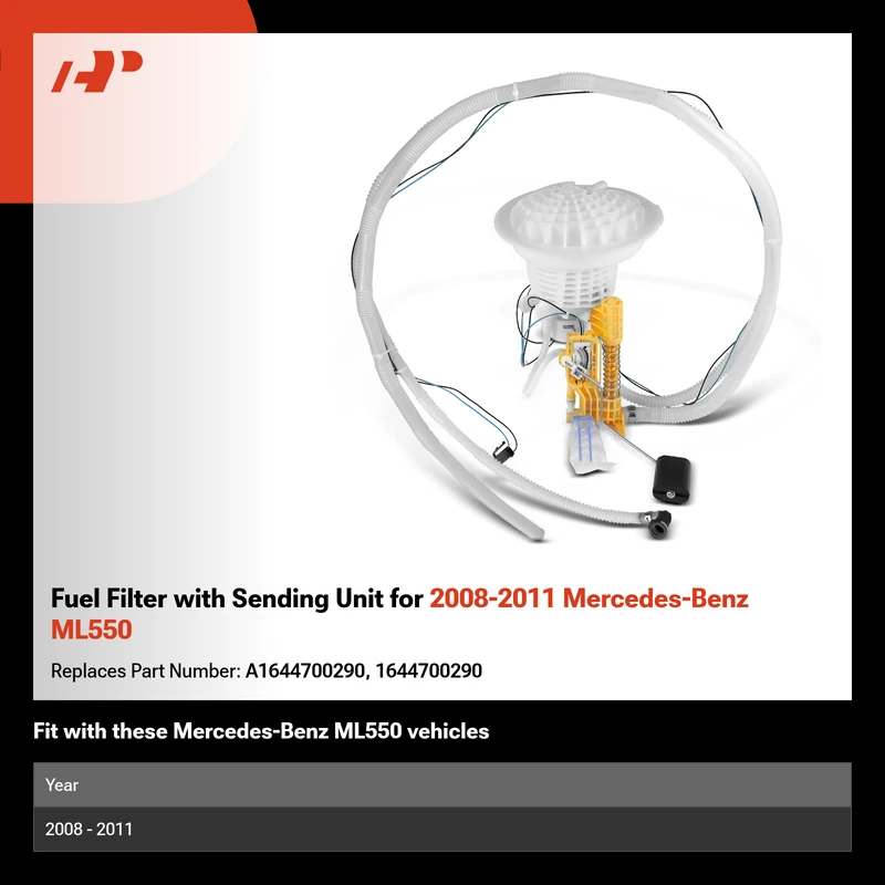 Fuel Filter with Sending Unit for 2008-2011 Mercedes-Benz ML550