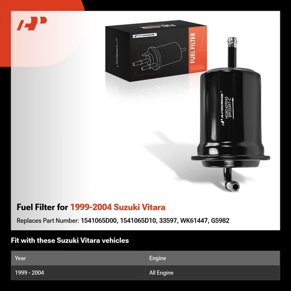 Fuel Filter for 1999-2004 Suzuki Vitara