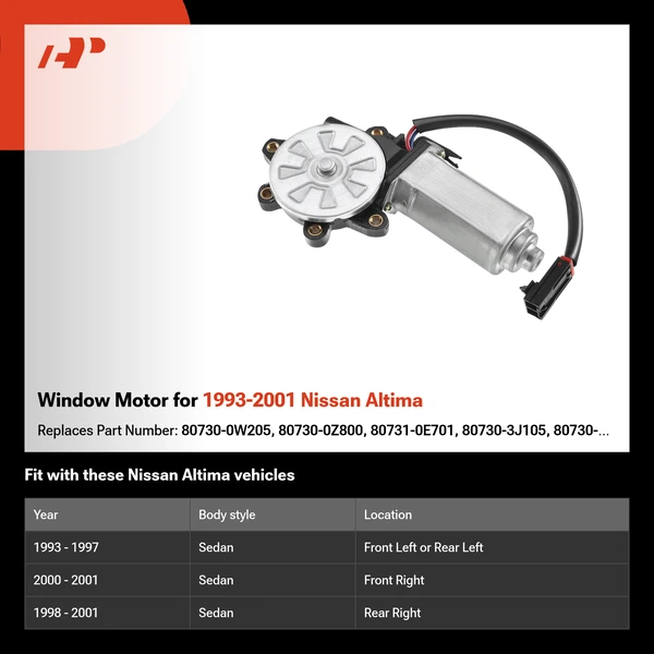 Window Motor for 1993-2001 Nissan Altima