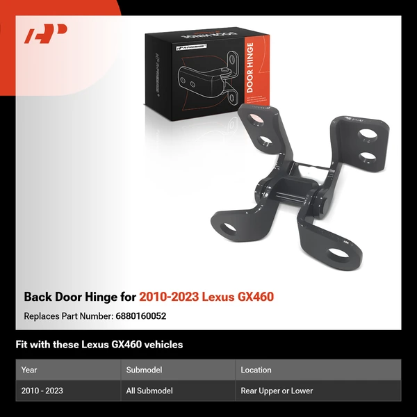 Back Door Hinge for 2010-2023 Lexus GX460