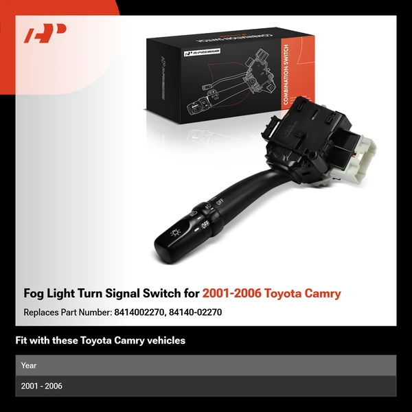 Fog Light Turn Signal Switch for 2001-2006 Toyota Camry