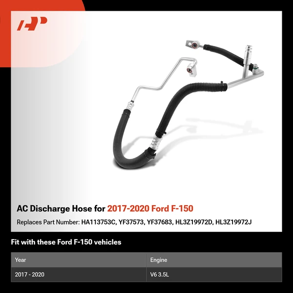 AC Discharge Hose for 2017-2020 Ford F-150