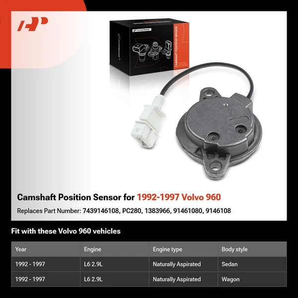 Camshaft Position Sensor for 1992-1997 Volvo 960