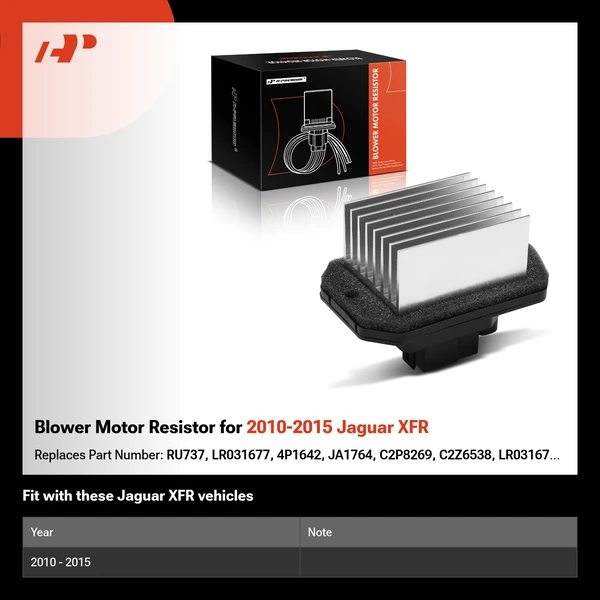 Blower Motor Resistor for 2010-2015 Jaguar XFR