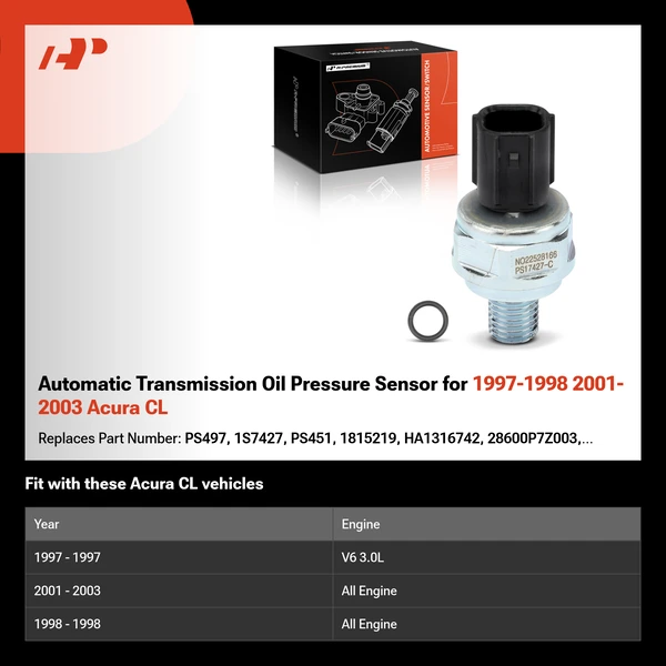 Automatic Transmission Oil Pressure Sensor for 1997-1998 2001-2003 Acura CL