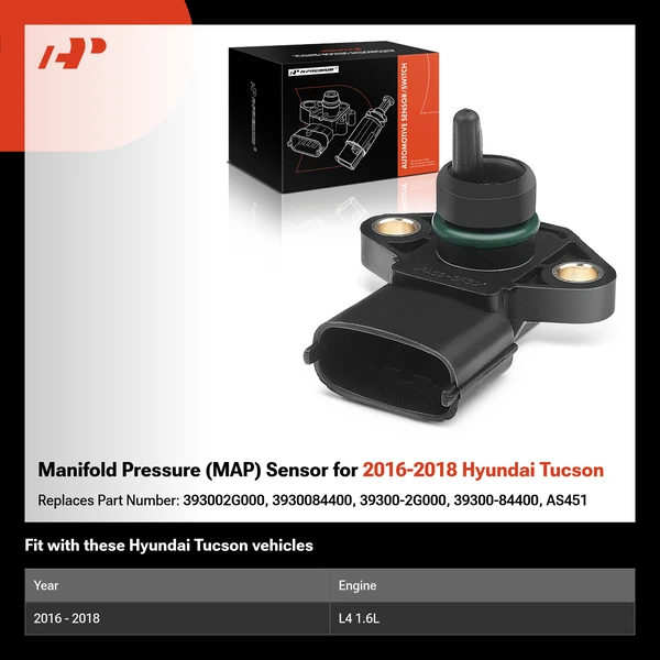 Manifold Pressure (MAP) Sensor for 2016-2018 Hyundai Tucson