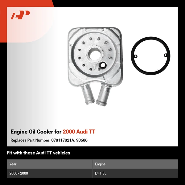 Engine Oil Cooler for 2000 Audi TT