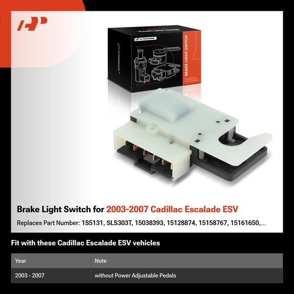 Brake Light Switch for 2003-2007 Cadillac Escalade ESV