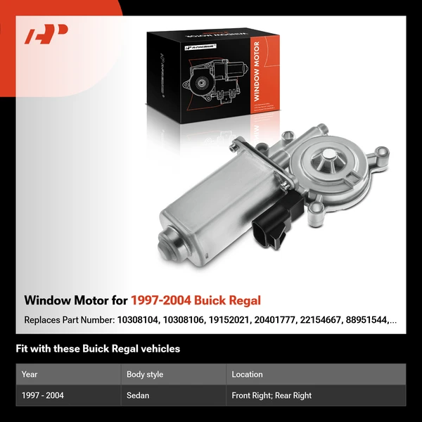 Window Motor for 1997-2004 Buick Regal