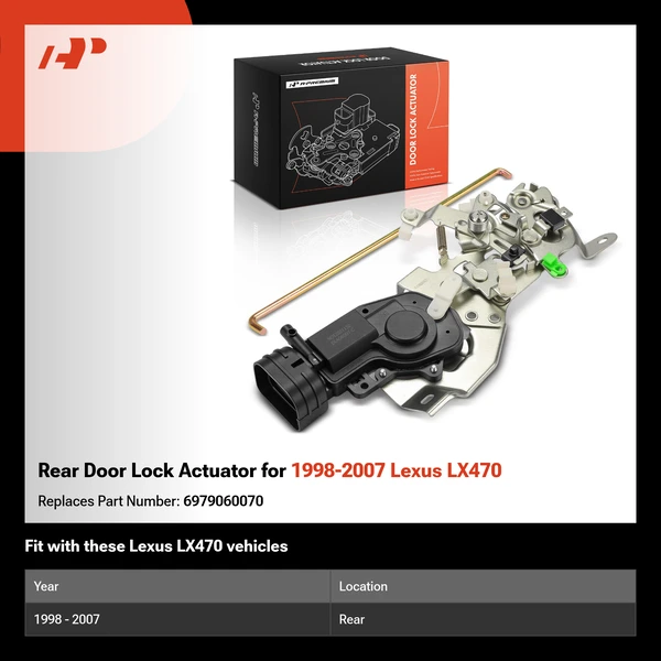 Rear Door Lock Actuator for 1998-2007 Lexus LX470