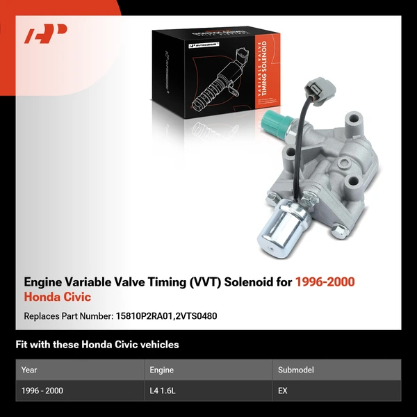 Engine Variable Valve Timing (VVT) Solenoid for 1996-2000 Honda Civic