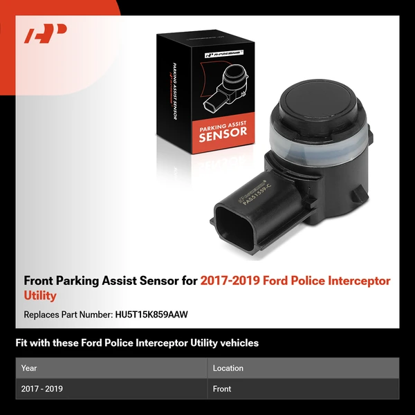 Front Parking Assist Sensor for 2017-2019 Ford Police Interceptor Utility