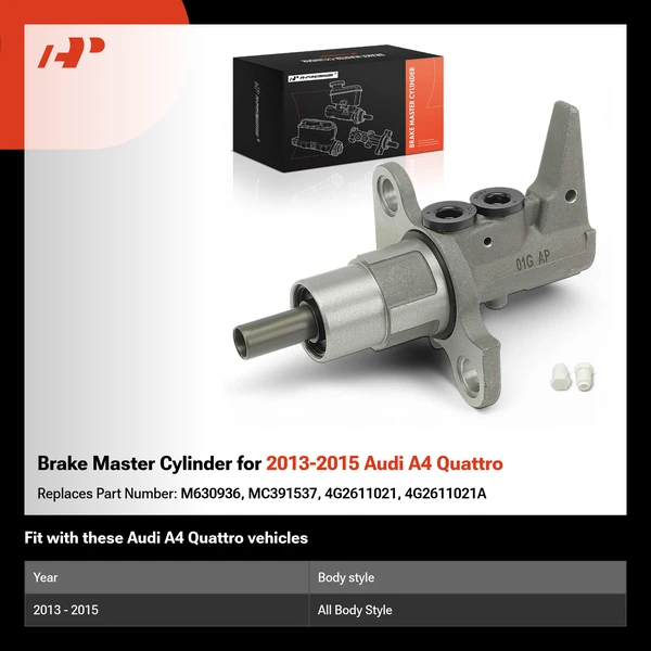 Brake Master Cylinder for 2013-2015 Audi A4 Quattro