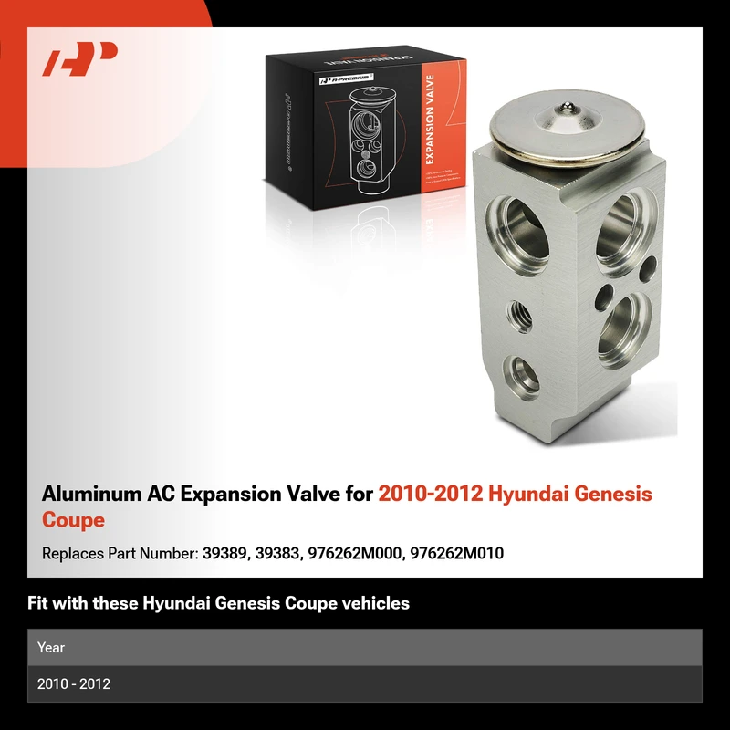 Aluminum AC Expansion Valve for 2010-2012 Hyundai Genesis Coupe