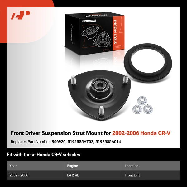Front Driver Suspension Strut Mount for 2002-2006 Honda CR-V