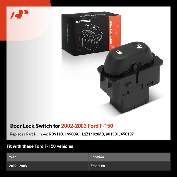 Door Lock Switch for 2002-2003 Ford F-150