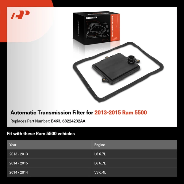 Automatic Transmission Filter for 2013-2015 Ram 5500
