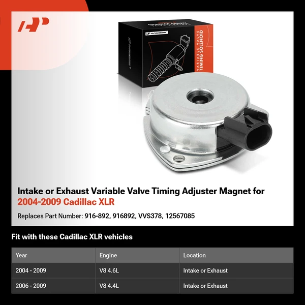 Intake or Exhaust Variable Valve Timing Adjuster Magnet for 2004-2009 Cadillac XLR