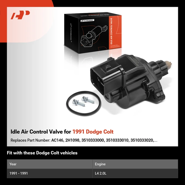 Idle Air Control Valve for 1991 Dodge Colt