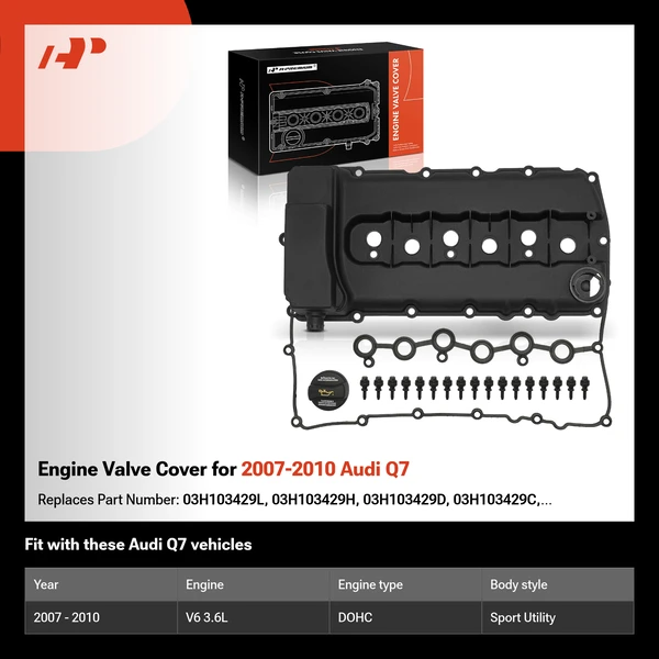 Engine Valve Cover for 2007-2010 Audi Q7