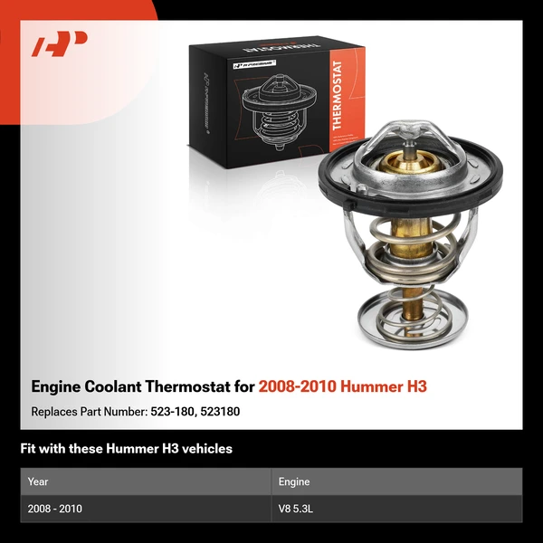 Engine Coolant Thermostat for 2008-2010 Hummer H3