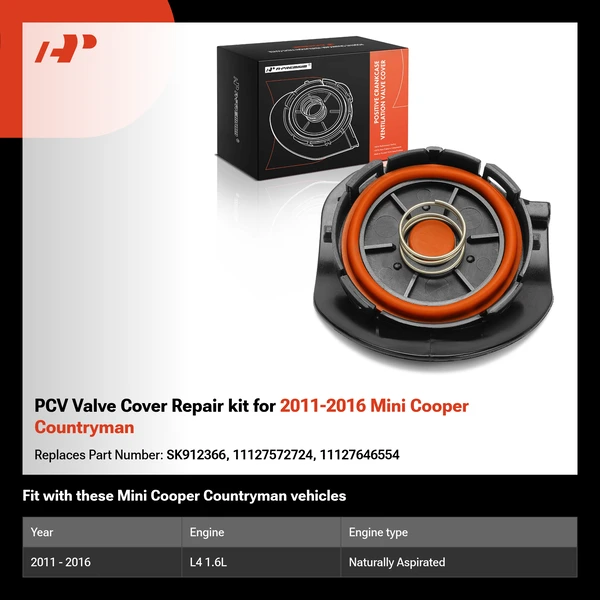 PCV Valve Cover Repair kit for 2011-2016 Mini Cooper Countryman