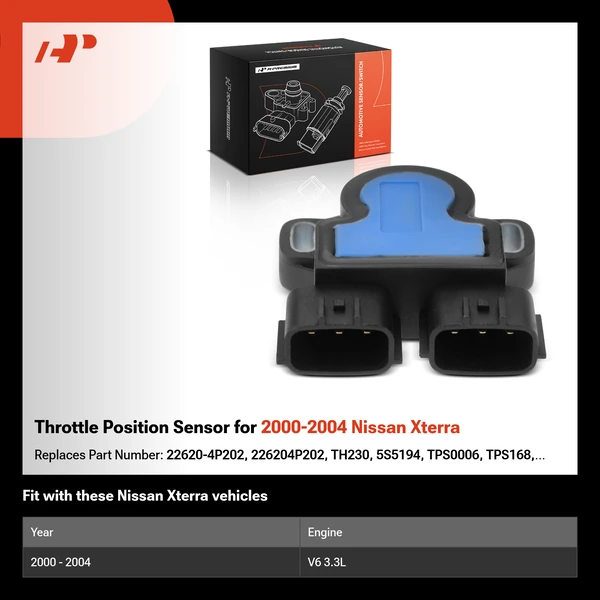 Throttle Position Sensor for 2000-2004 Nissan Xterra
