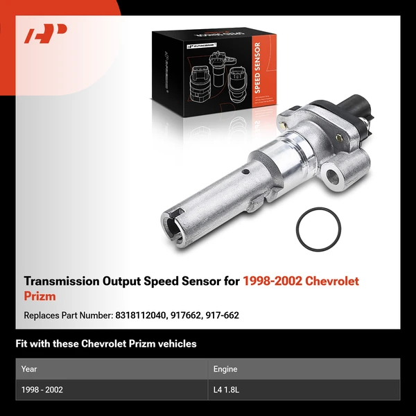 Transmission Output Speed Sensor for 1998-2002 Chevrolet Prizm