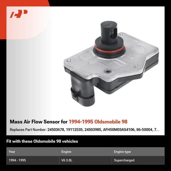 Mass Air Flow Sensor for 1994-1995 Oldsmobile 98