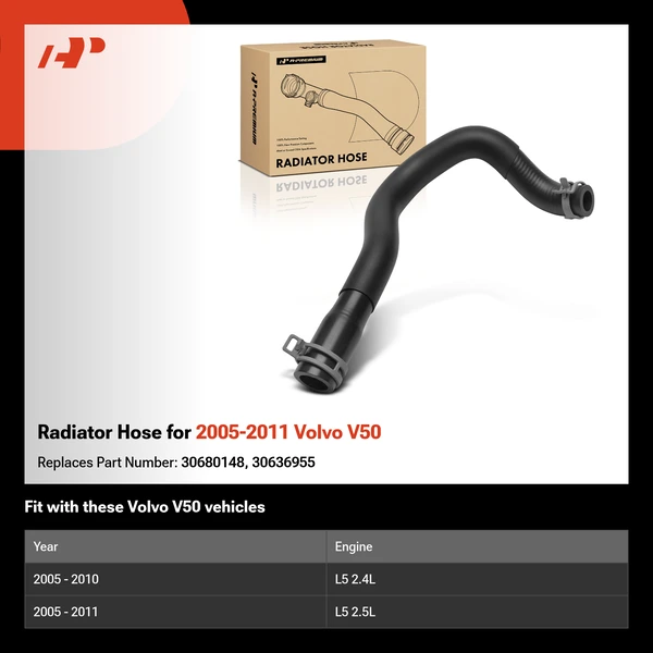 Radiator Hose for 2005-2011 Volvo V50