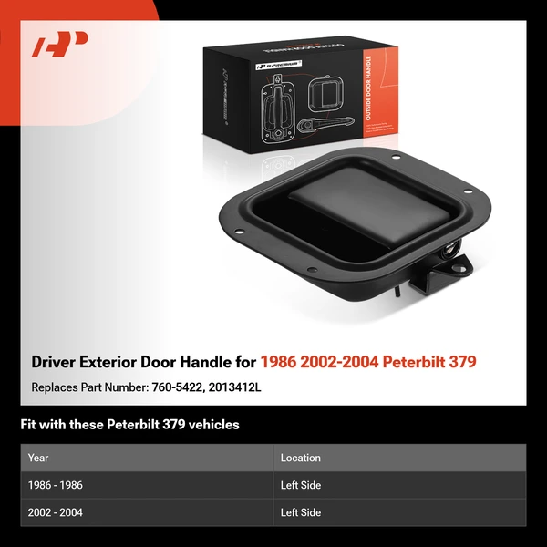 Driver Exterior Door Handle for 1986 2002-2004 Peterbilt 379