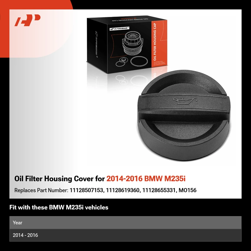 Oil Filter Housing Cover for 2014-2016 BMW M235i