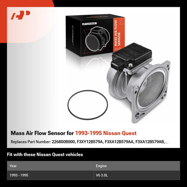 Mass Air Flow Sensor for 1993-1995 Nissan Quest