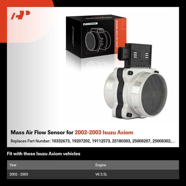 Mass Air Flow Sensor for 2002-2003 Isuzu Axiom