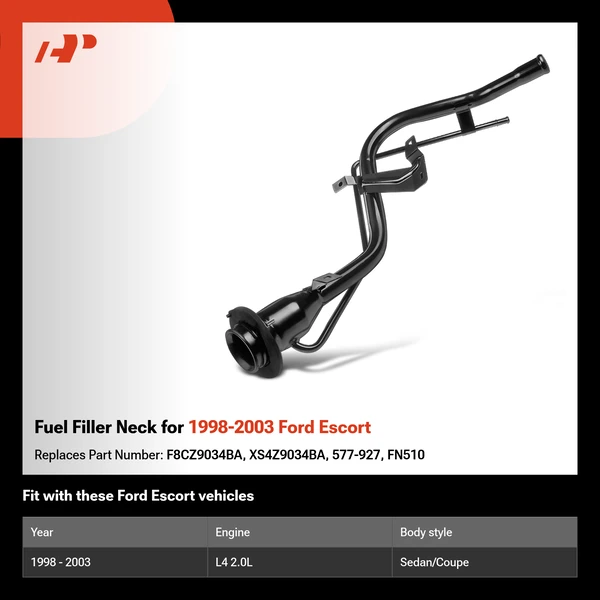 Fuel Filler Neck for 1998-2003 Ford Escort