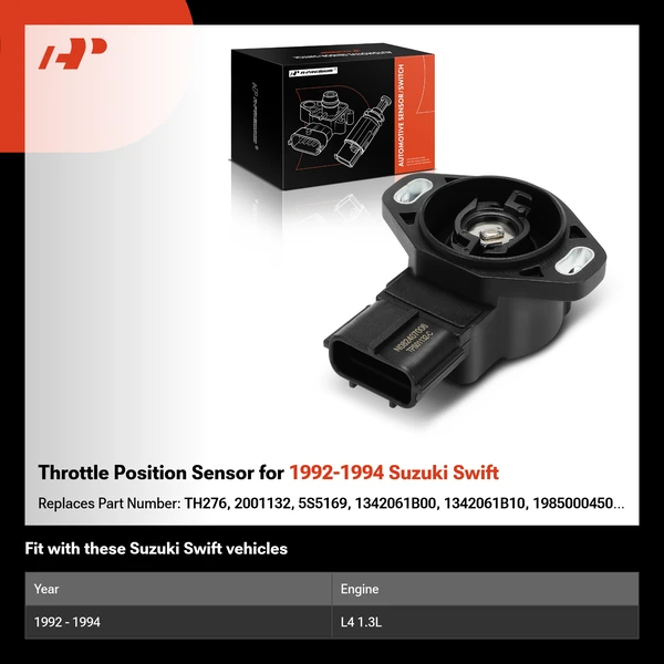 Throttle Position Sensor for 1992-1994 Suzuki Swift
