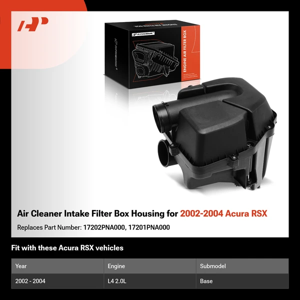 Air Cleaner Intake Filter Box Housing for 2002-2004 Acura RSX