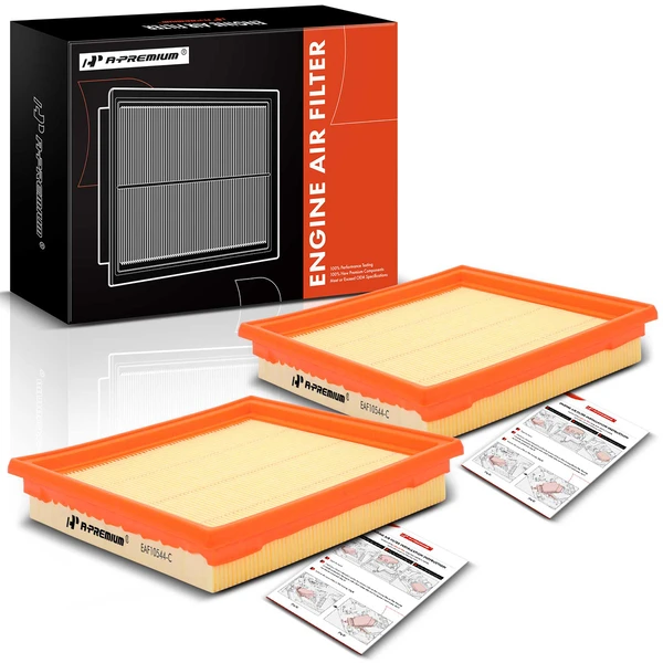 2 Pcs Engine Air Filter for INFINITI G25 G35 EX37 Q40 QX50 Q60 Nissan 350Z 370Z