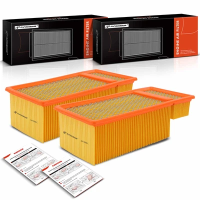 2 Pcs Engine Air Filter