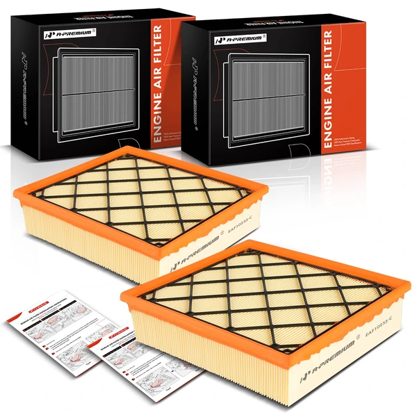 2 Pcs Engine Air Filter for 2015 Volvo V60 Cross Country