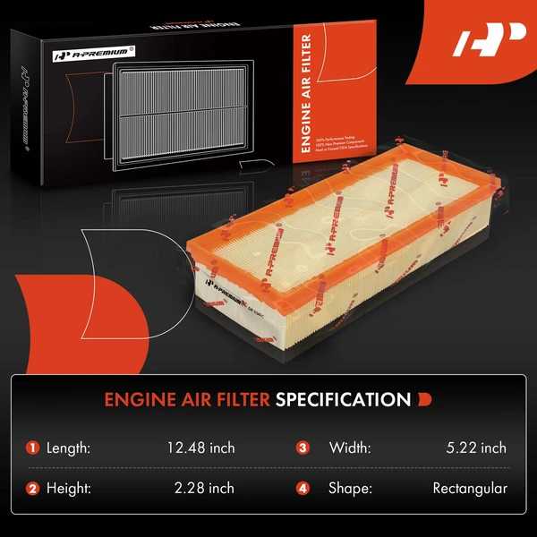 Engine & Activated Carbon Cabin Air Filter for Nissan Altima 2007-2012 L4 2.5L