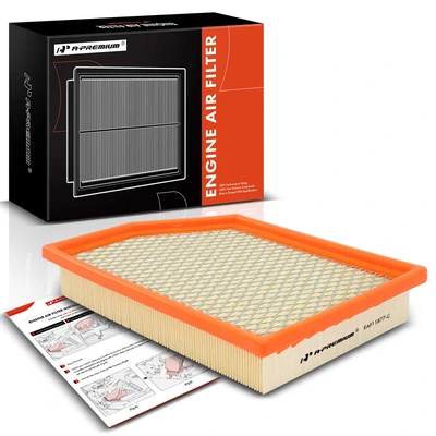 Engine Air Filter with Flexible Panel