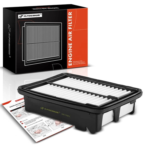 Engine Air Filter with Rigid Panel for Honda Fit 2015-2020 L4 1.5L