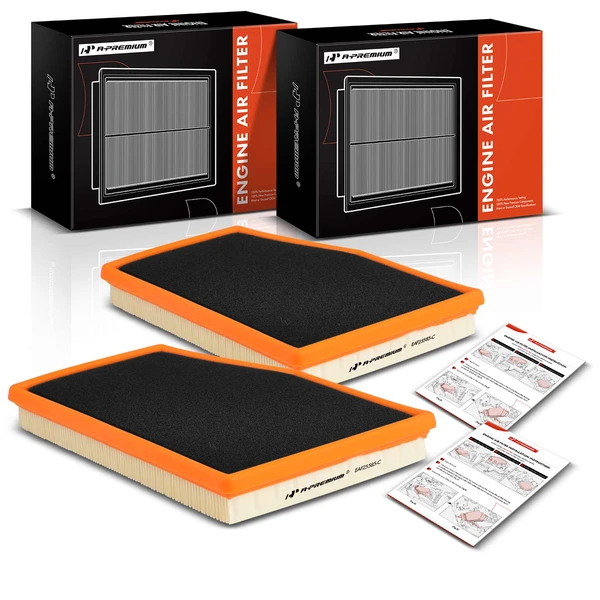 2 Pcs Engine Air Filter for 1997-2005 Porsche Boxster